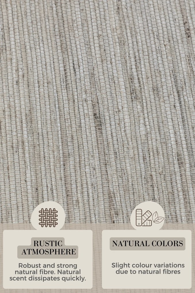 Hanse Home, Kusový koberec Handloom 105960 Dhaka Ivory White, 60x90, biela, chodba / predsieň