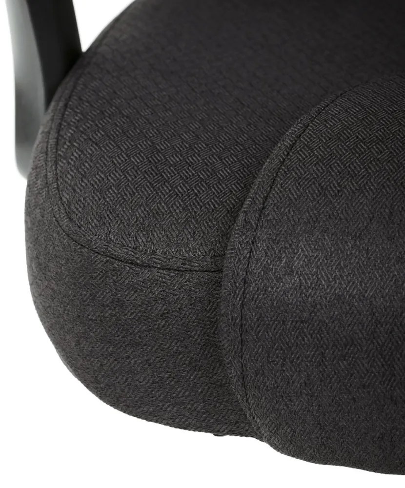 Kancelárske kreslo DEXTER — látka, sivá