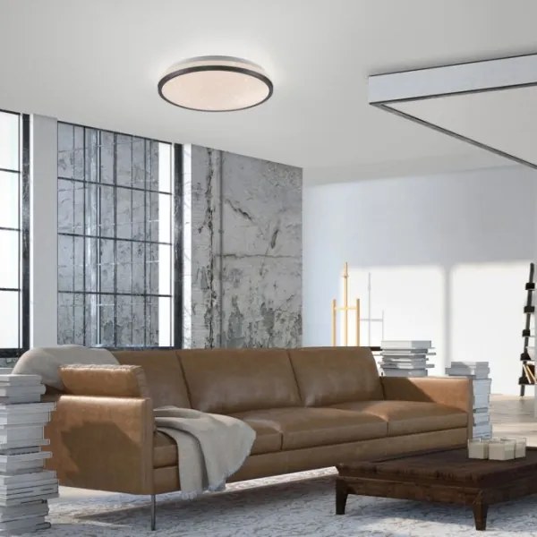 JUST LIGHT. 14293-18 - LED Stmievateľné stropné svietidlo KYLE LED/10W/230V čierna