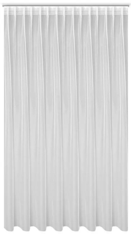 Biela záclona na flex páske TONIA 300x300 cm