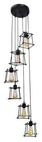 Luster na lanku RYGA 6xE27/20W/230V