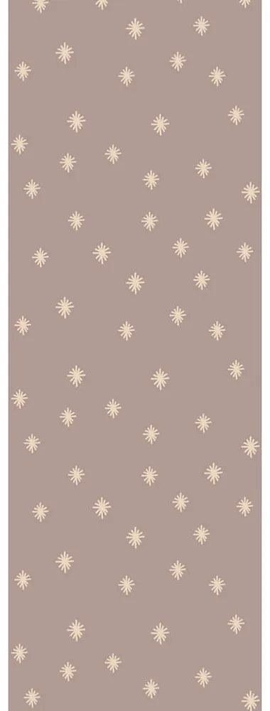 DEKORNIK Simple Irregulars Stars On Mocca Background - Tapeta