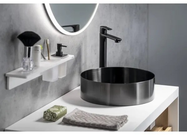 Sapho - Umývadlová batéria PAX 31,5 cm matná čierna