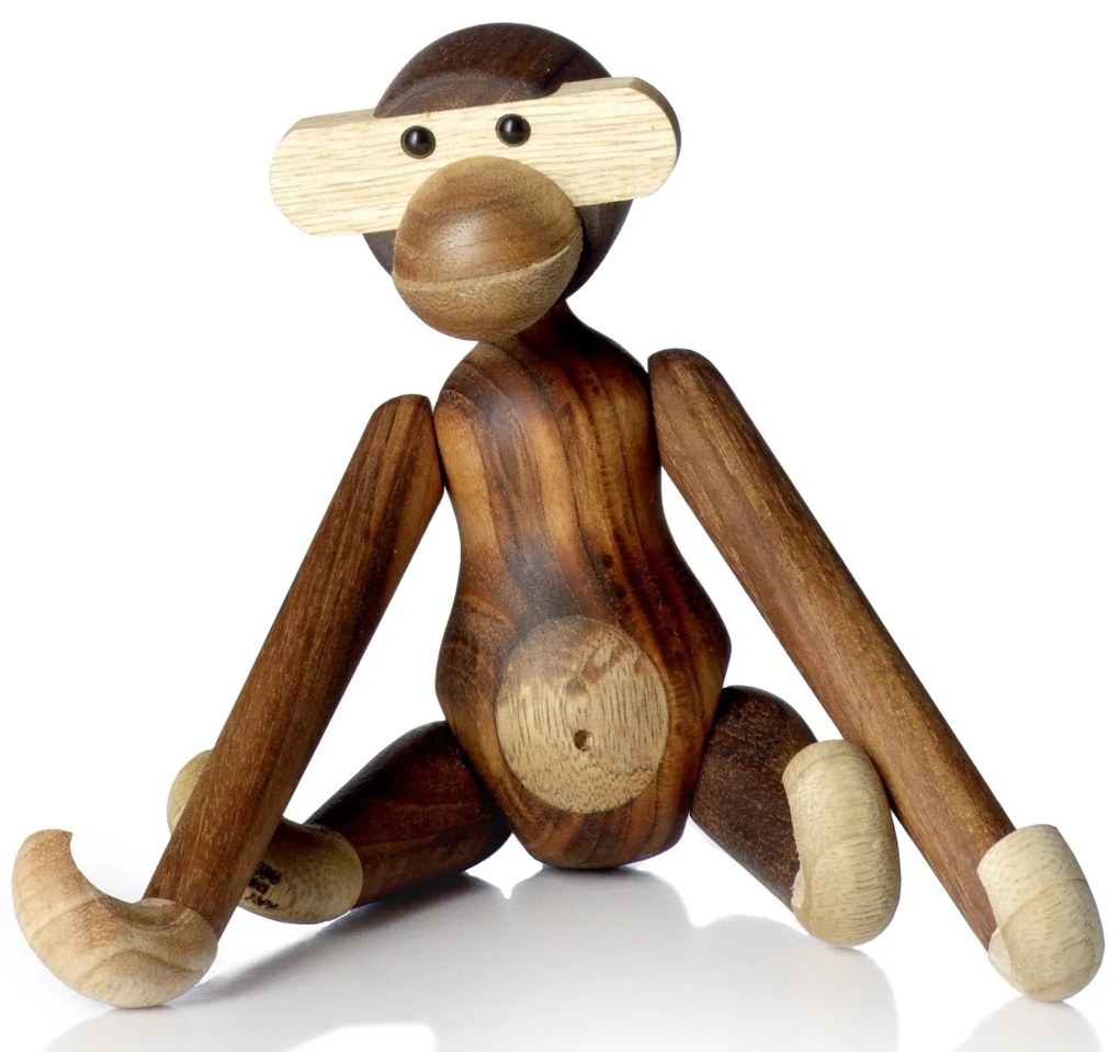 Kay Bojesen Drevená opička Monkey Small Teak Limba 20 cm