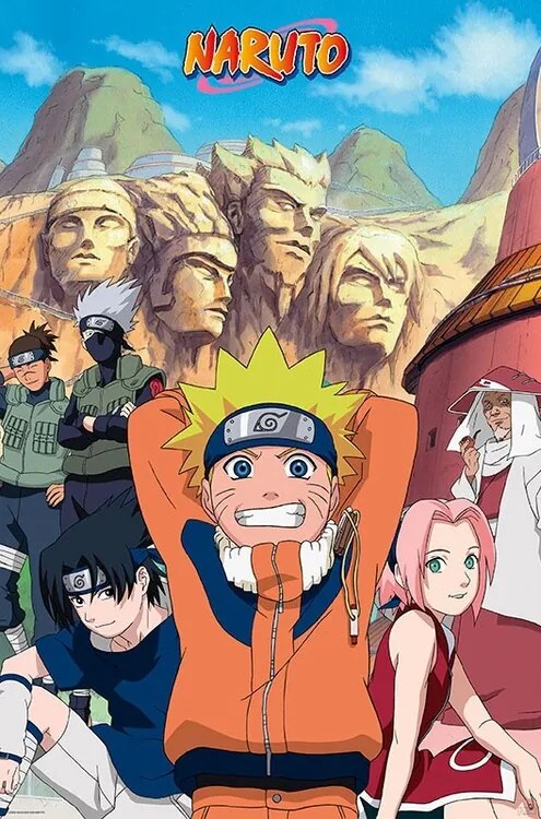 Plagát, Obraz - Naruto Shippuden - Group, (61 x 91.5 cm)