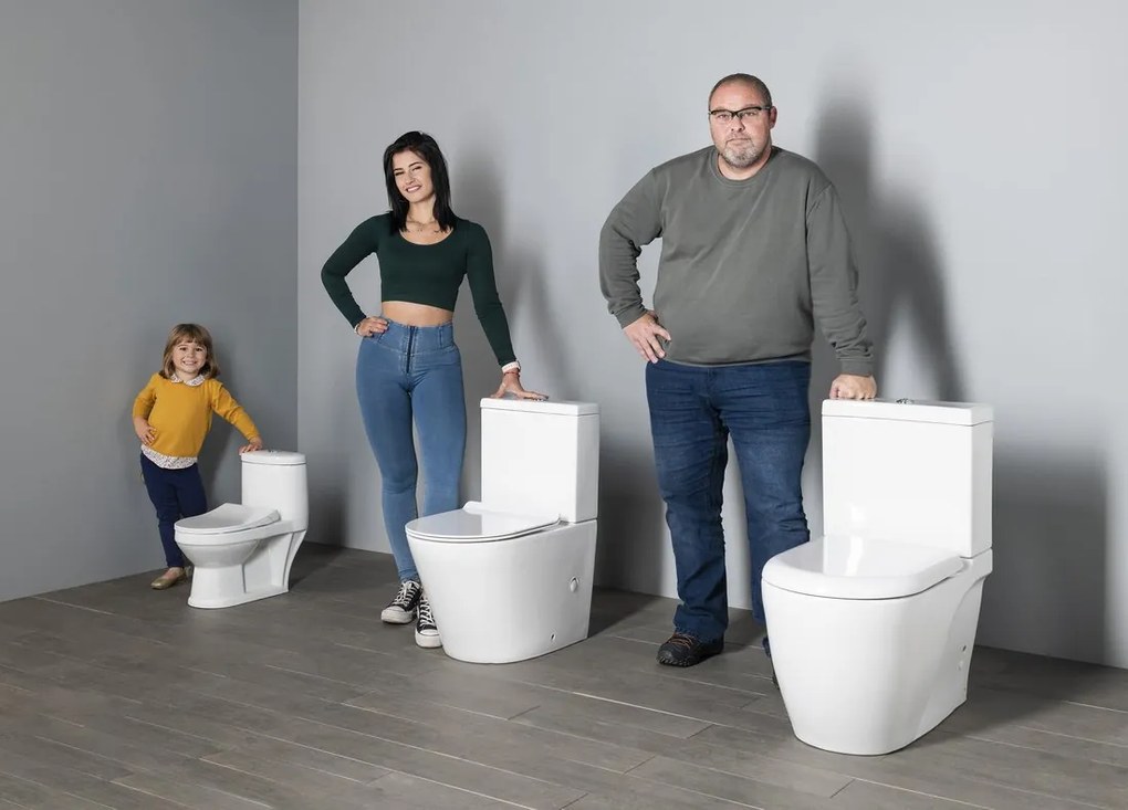 Aqualine Aqualine, PETIT detské WC kombi, zadný/spodný odpad, biela, PT520