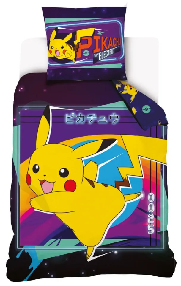 POKÉMON POWER bavlnené obliečky 140x200 cm