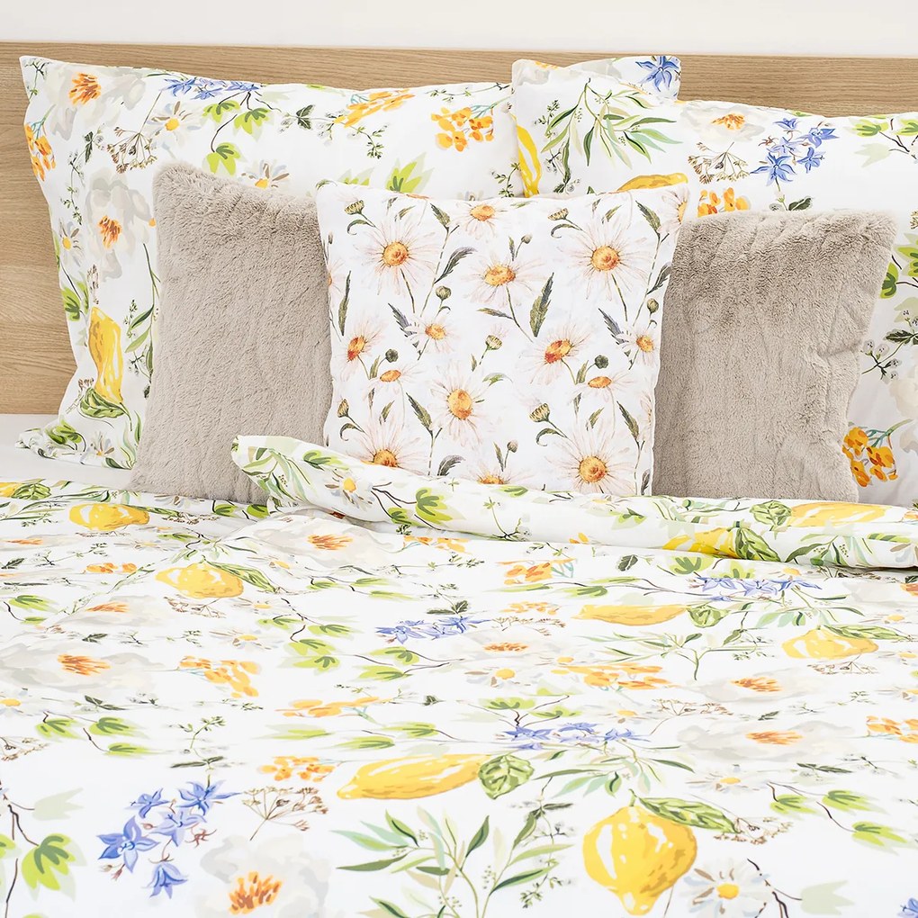 4Home Bavlnené obliečky Lemon Delight, 135 x 200 cm, 80 x 80 cm