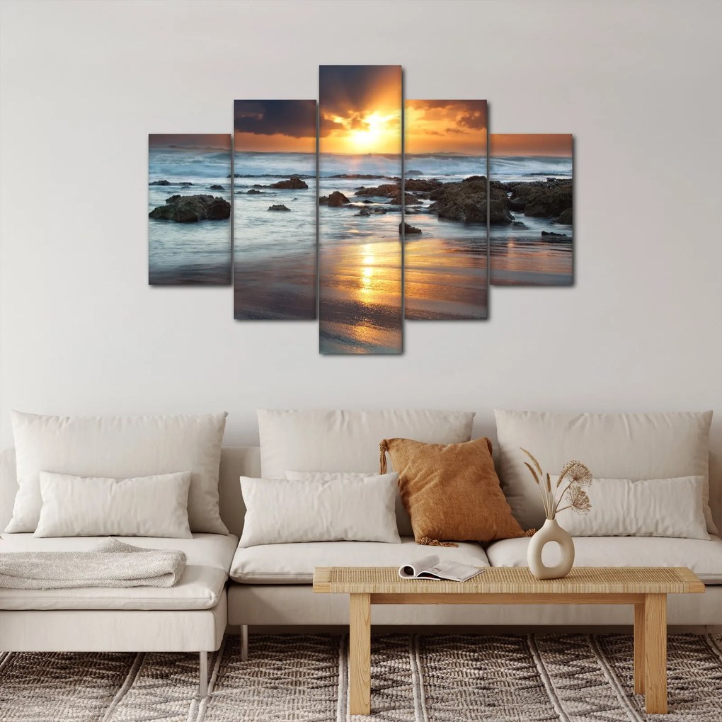 Obraz - More zaliate slnkom (150x105 cm)