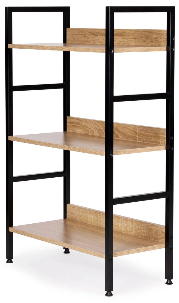 Moderný regál LOFT s 3 policami, 93 cm