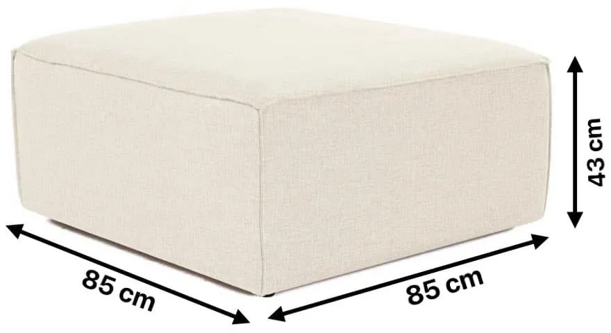 Taburet FORA 85 cm ekru