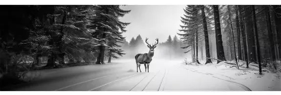 Stolné svietidlo Visual Winter Deer