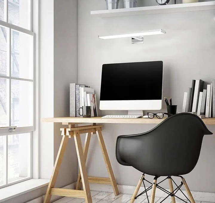 Toolight Toolight, LED kúpeľňové svietidlo nad zrkadlo 18W 84CM APP371-1W, chrómová, OSW-05001