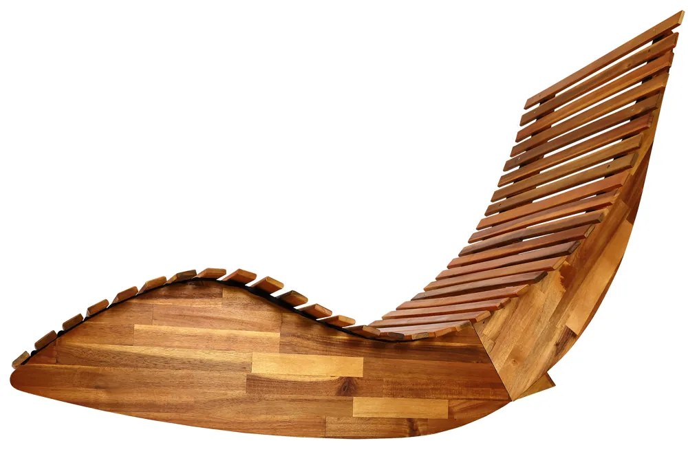 Záhradné ergonomické lehátko - agát