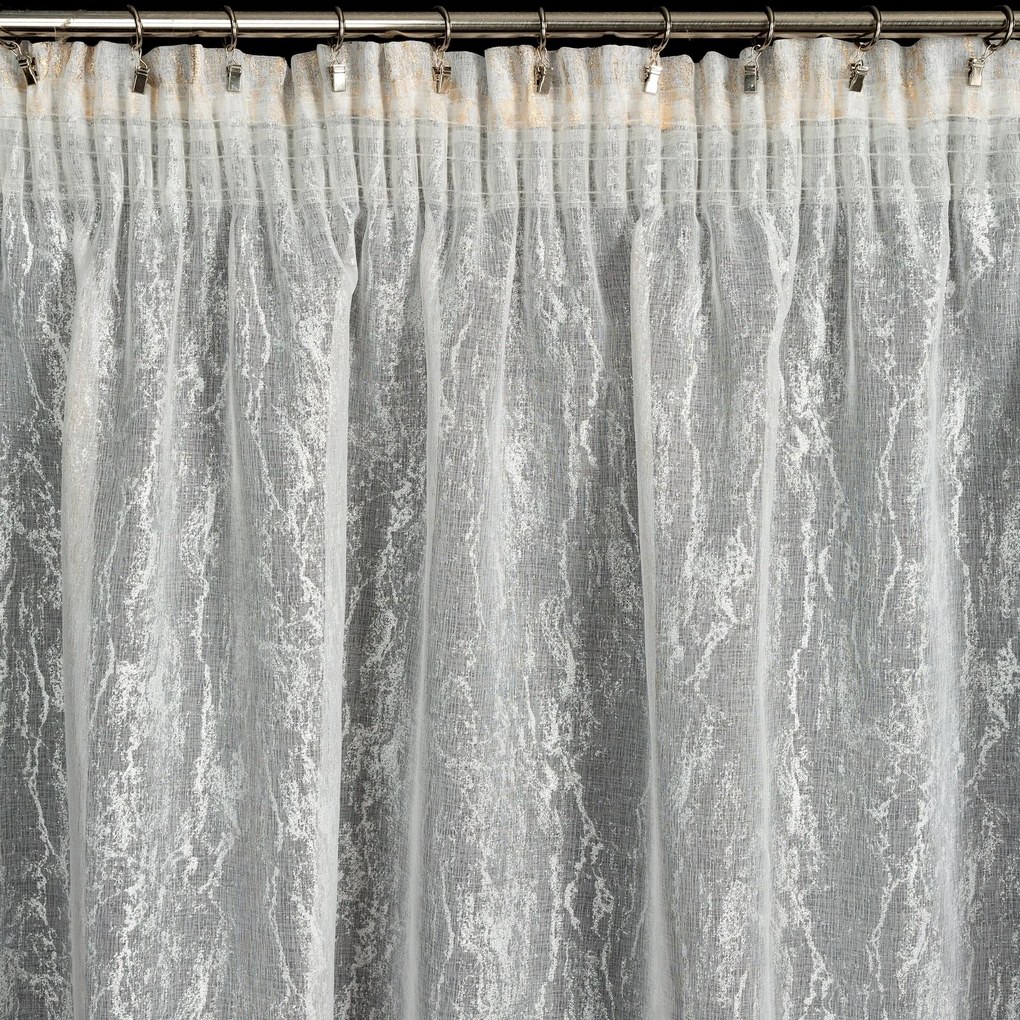 ZÁCLONA NA PÁSKE MIA 140X270 CM VZOROVANÁ