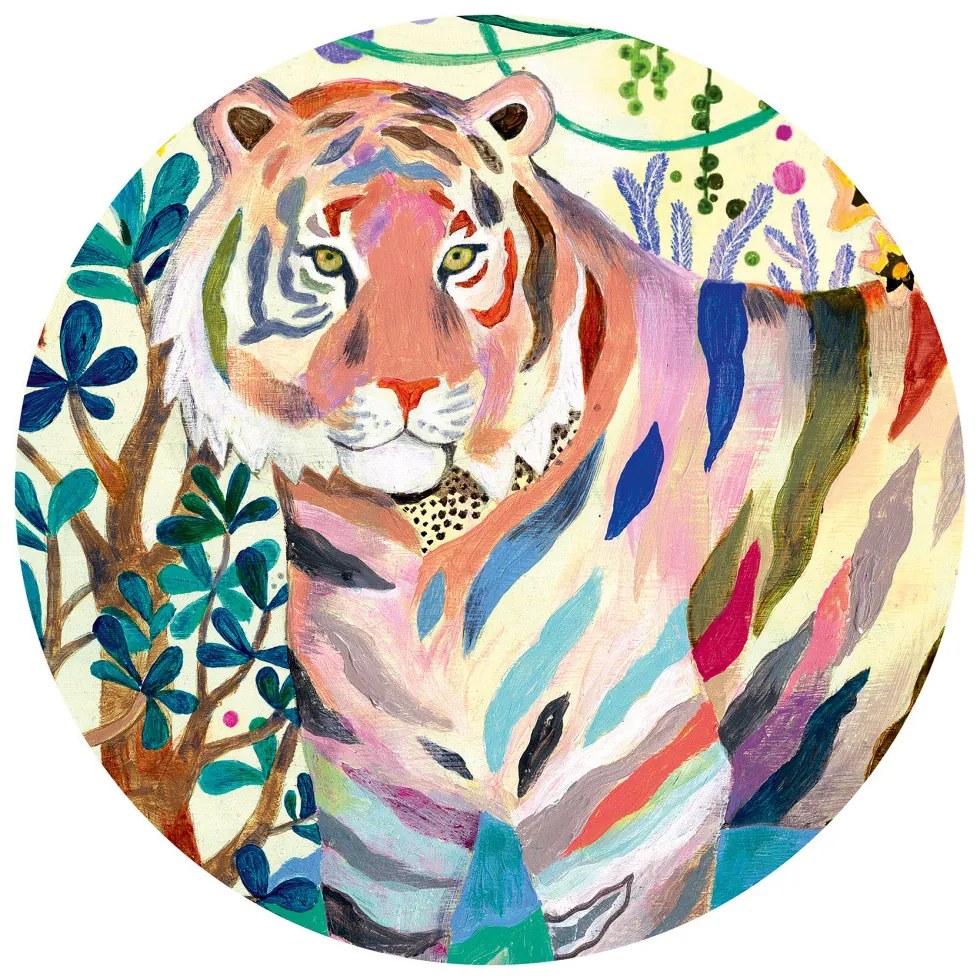 Puzzle - Dúhový tiger - 1000 ks