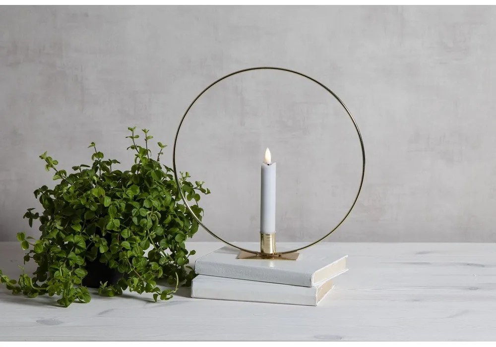 Svetelná dekorácia v zlatej farbe Flamme Table – Star Trading