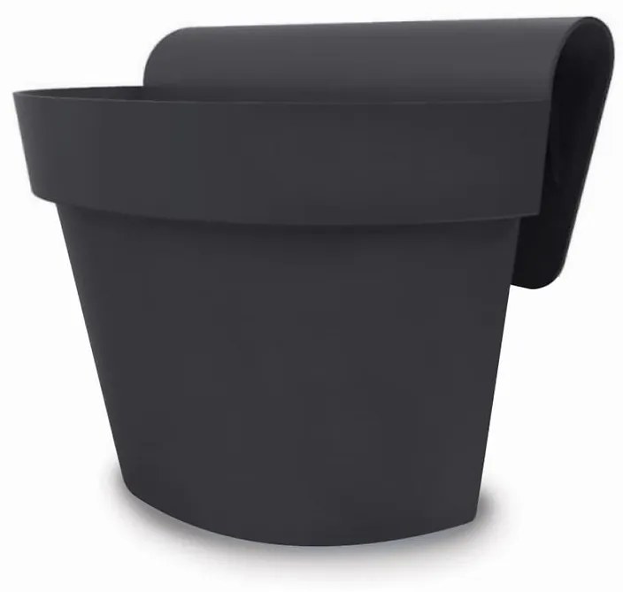 Kvetináč Merlose Espirit 30x20x20h Antracit Eo20