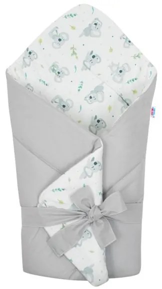 NEW BABY Obojstranná zavinovačka  New Baby 75x75 cm koala