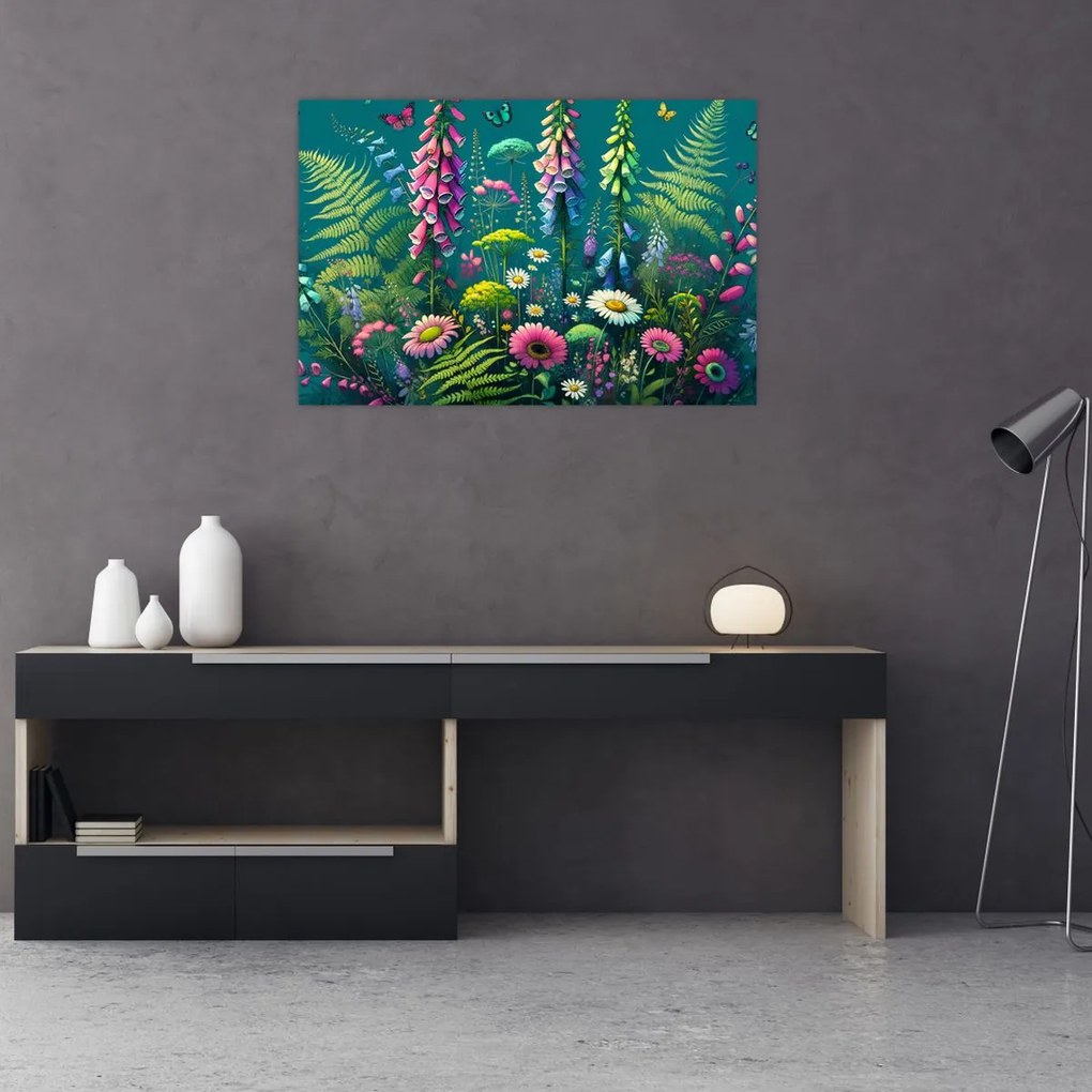 Obraz - Lúčne kvety (90x60 cm)