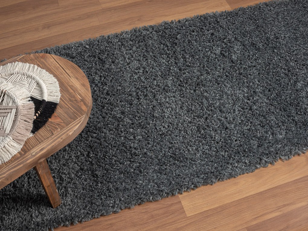 Behúň My Shaggy dunkelgrau, 80x300, šedá, chodba / predsieň, My Flair
