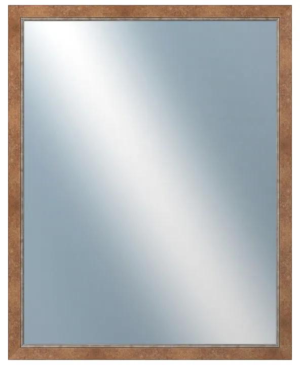DANTIK - Zrkadlo v rámu, rozmer s rámom 40x50 cm z lišty TOMAS medená (2937)