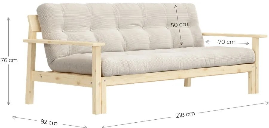 Rozkladacia pohovka Karup Design Unwind Mocca