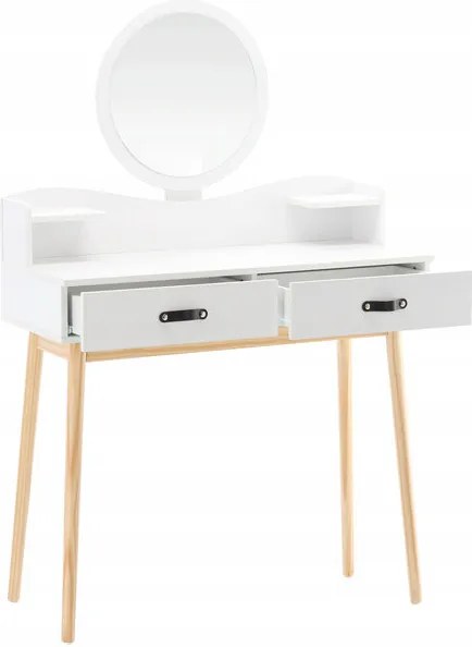 Toaletný stolík MINIMAL biely PHO1602