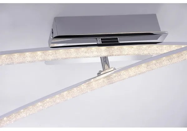 Leuchten Direkt 11292-17 - LED Prisadený luster SIMON 2xLED/8W/230V lesklý chróm