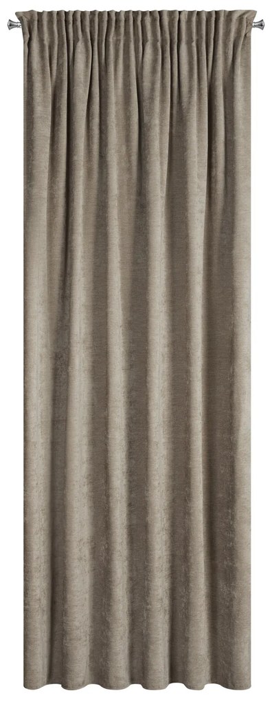 ZÁVES NA PÁSKE VANI 140X270 CM BÉŽOVÁ