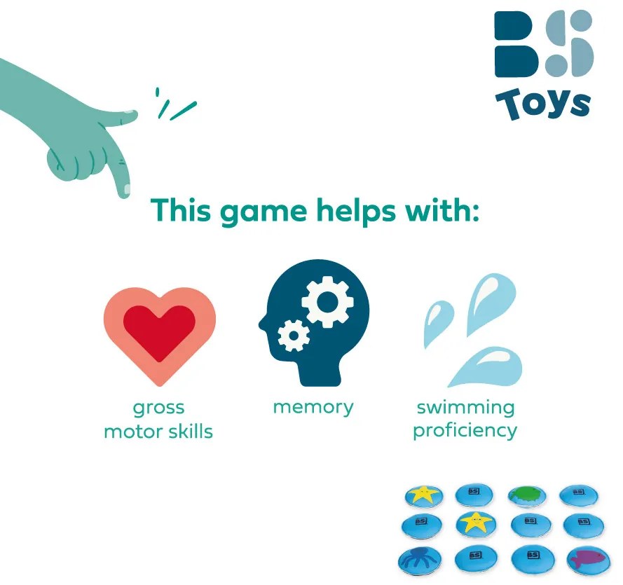 Pexeso pre malých potápačov - hra do vody