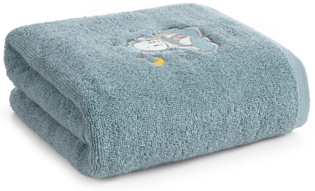 DETSKÝ BAVLNENÝ UTERÁK BABY75 70X140 CM SVETLOMODRÁ