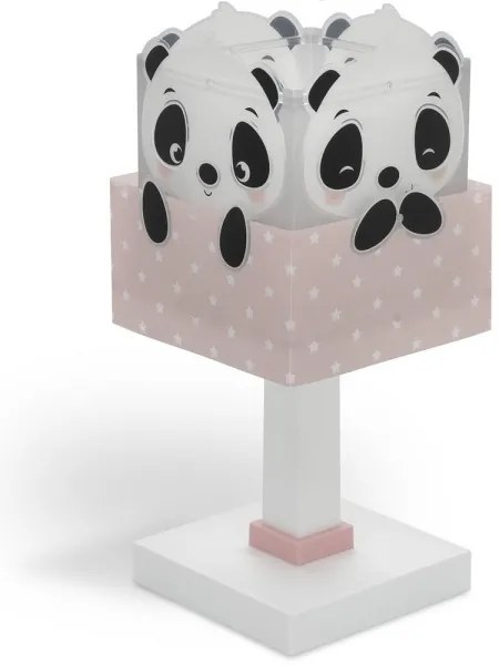 Dalber 63161S - Detská lampička PANDA 1xE14/40W/230V ružová