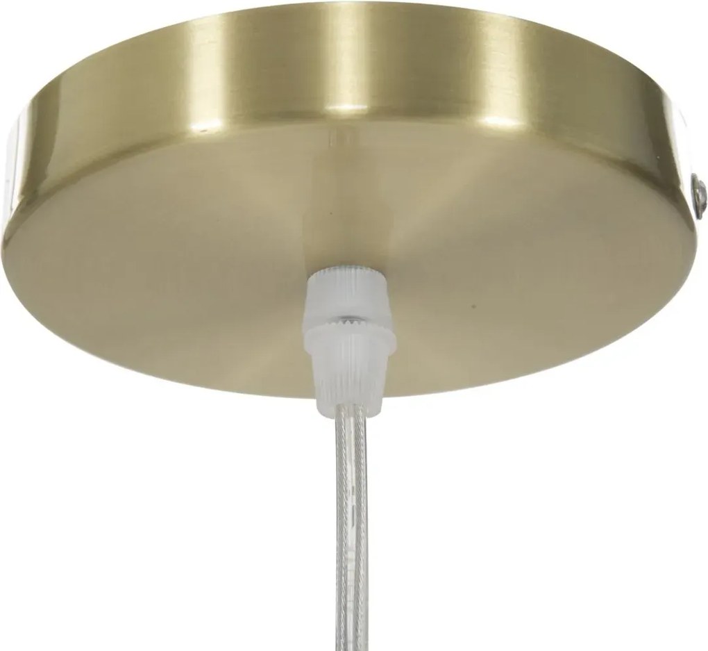 Závesný luster Glamy 46 cm biely/zlatý