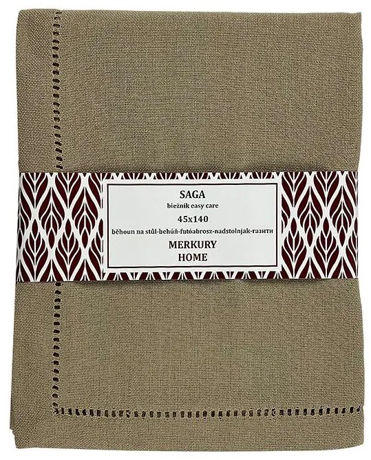 Behúň SAGA béžová 45x140 easy care
