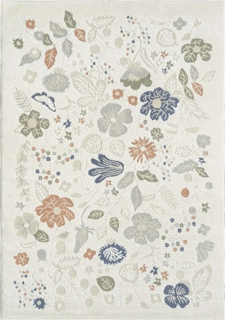 Angel Carpet, Kusový koberec Aurora 25 Cream, 60x110, biela, kancelária