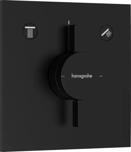 Hansgrohe DuoTurn E sprchová a vaňová batéria bez podomietkového telesa matná čierna 75417670