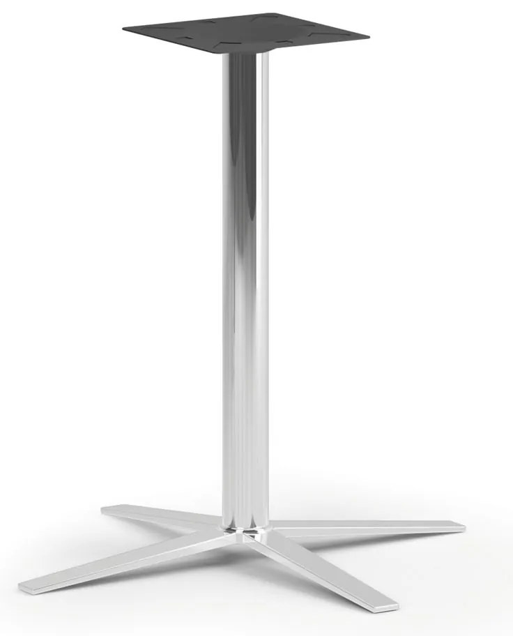 Stolová podnož AURA, 700 x 720 mm, chróm