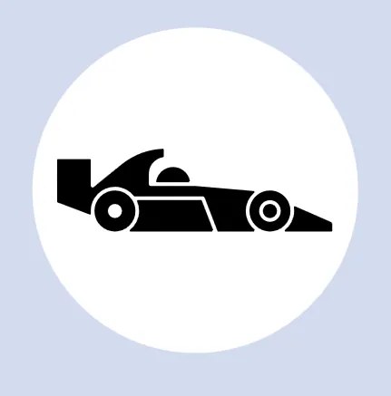 Štítok, nálepka do detskej izby, čierna na bielom podklade - Formule
