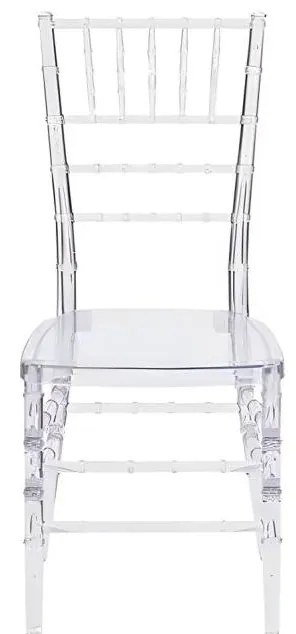 Mextra Svadobná stolička TIFFANY CHIAVARI I, 000 priehľadná