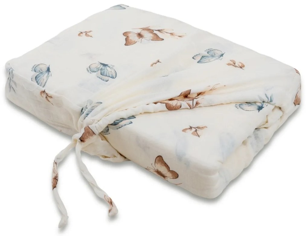 Matex Mušelínové obliečky Motýle, 140 x 200 cm, 70 x 90 cm