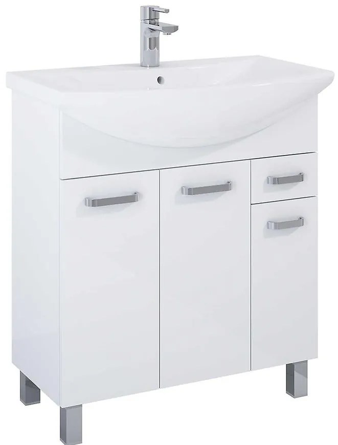 Kúpeľňový set Uno 75 3D1S white