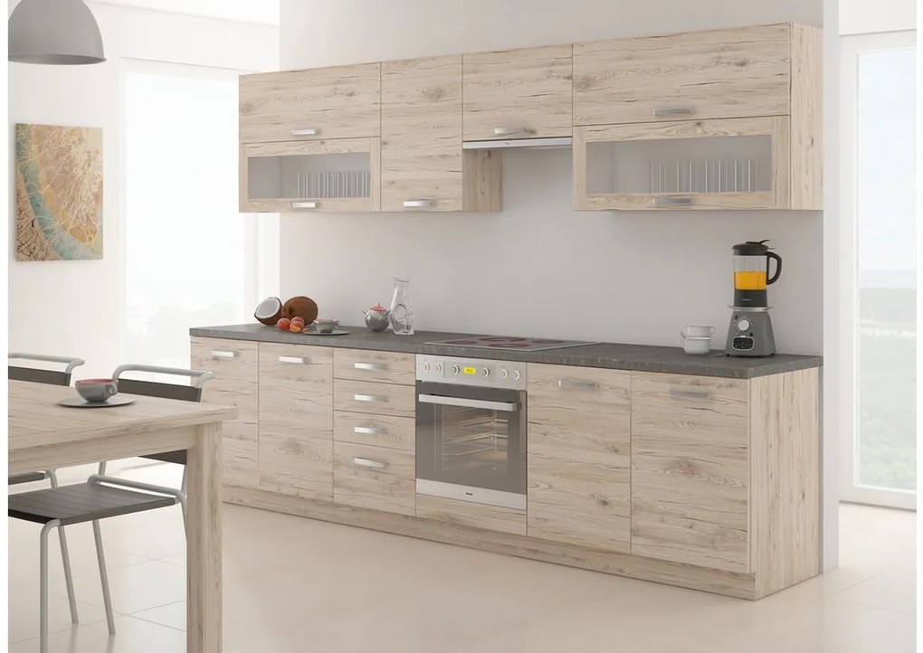 Kuchynská skrinka horná TOULOUSE 60 G-72 1F, 60x71,5x31, dub Bordeaux