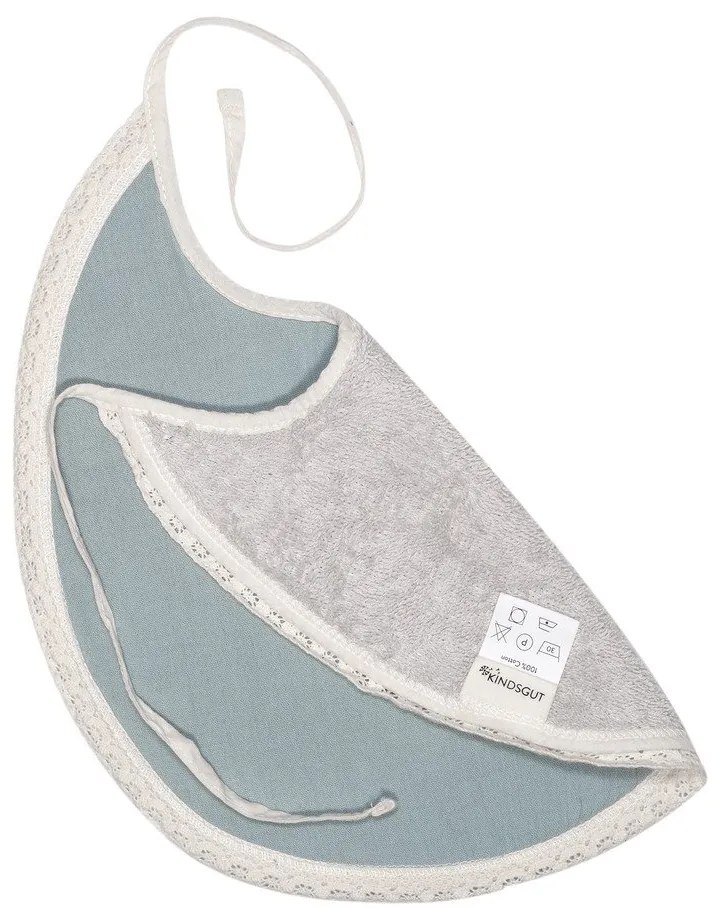 Sivý mušelínový podbradník Kindsgut Paris