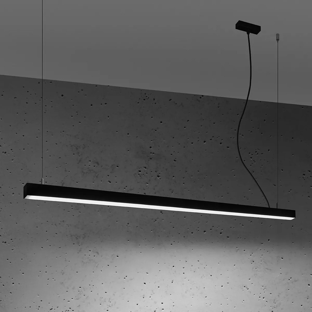Závesné LED svietidlo Pinne 150, 1x LED 39w, 3000k, b