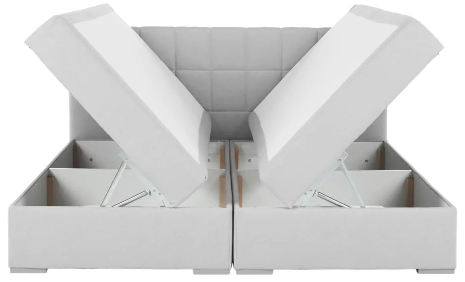 Manželská posteľ Boxspring 180 cm Ferrati (sivohnedá). Vlastná spoľahlivá doprava až k Vám domov. 1016099