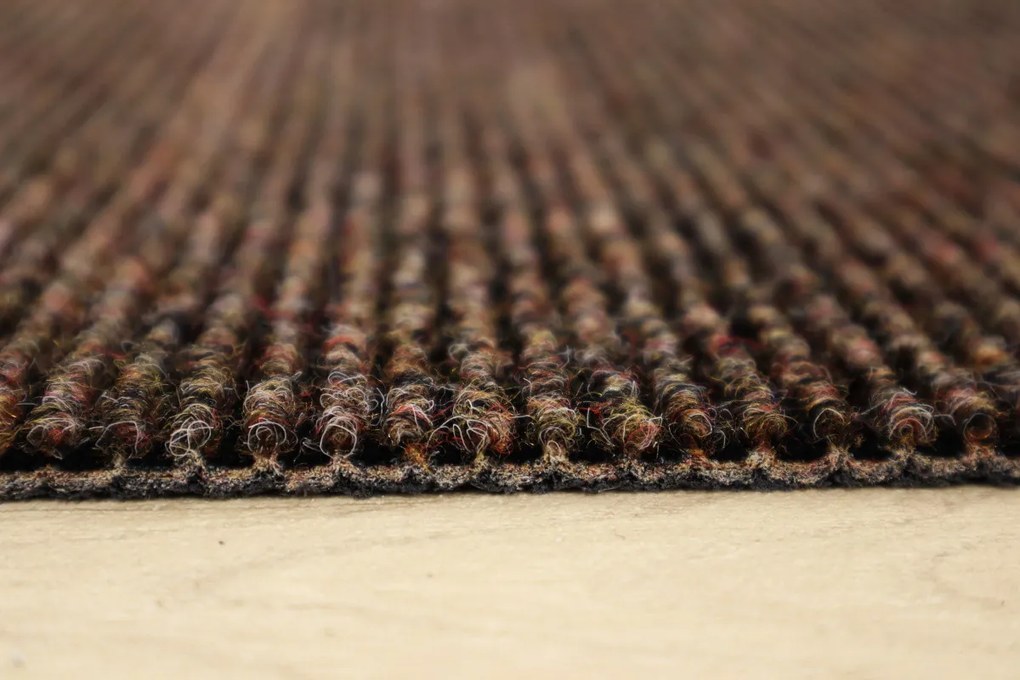 Spoltex, Protišmykový behúň na mieru Rekord 811 hnedá, šíre 100 cm, hnedá, chodba / predsieň