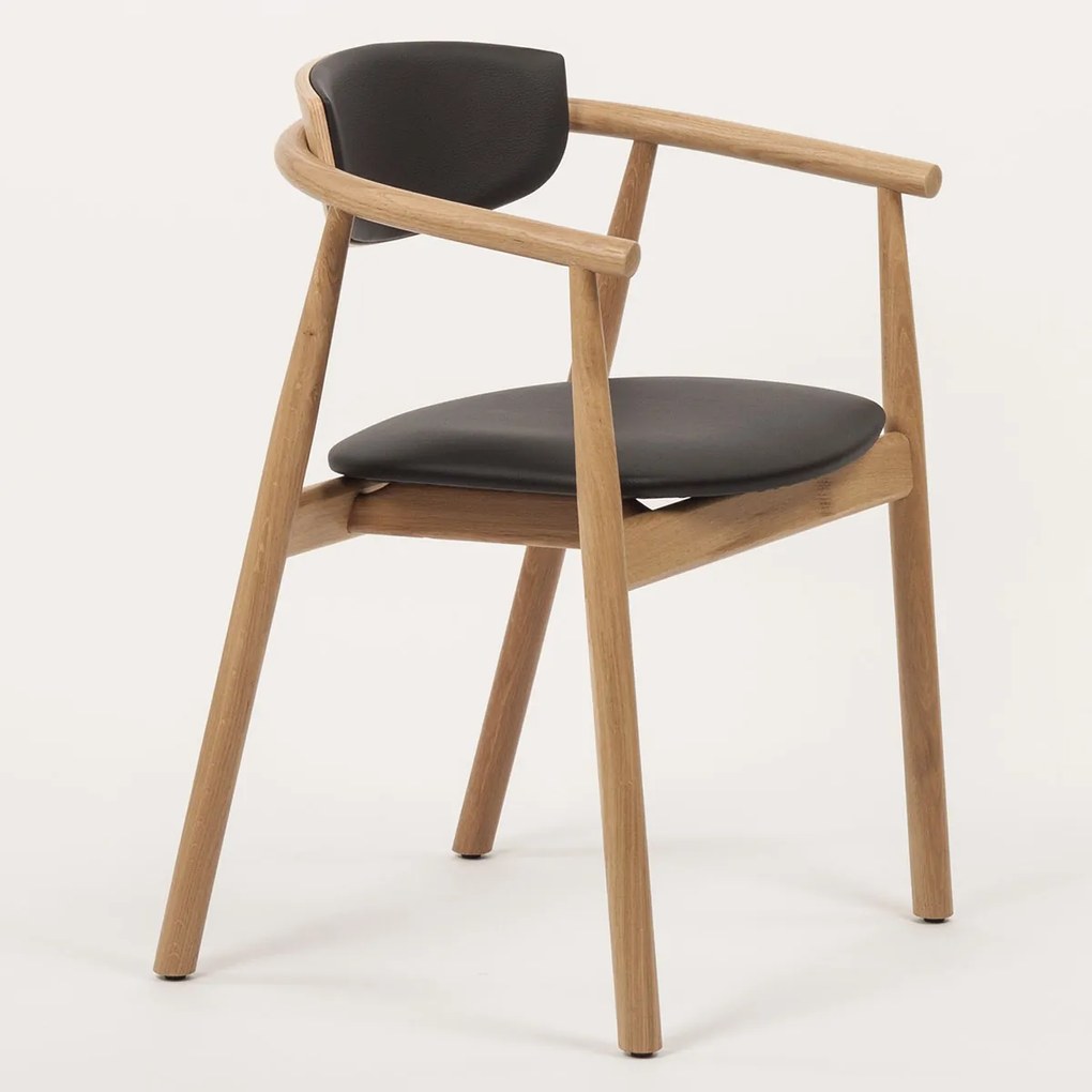 Stima Designové kreslo GREEN Vyberte odtieň ->: Dub, Vyberte látku ->: Pevný sedák