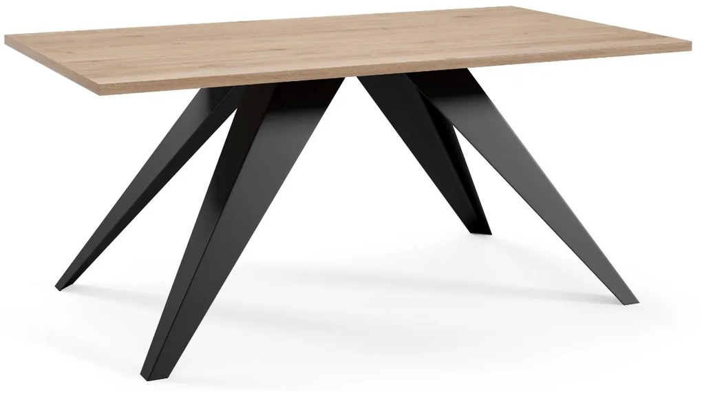 KONFERENČNÝ STOLÍK TIBERIO DUB DAVOS HNEDÝ 120 cm