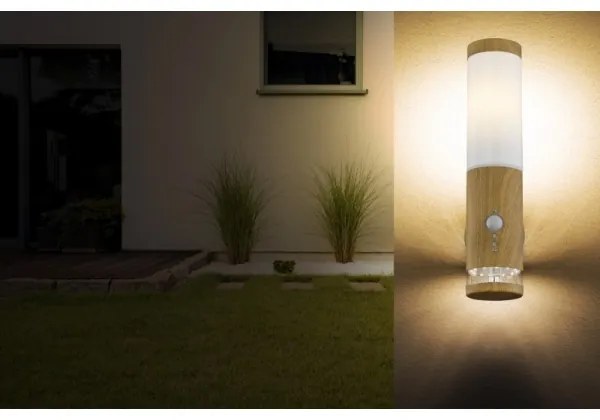 Globo 34070S - Vonkajšie nástenné svietidlo so senzorom JAICY 1xE27/15W/230V IP44